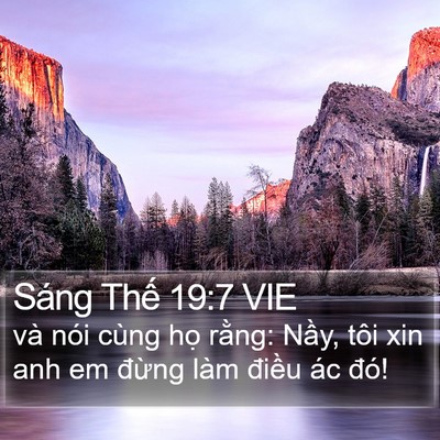 Sáng Thế 19:7 VIE Bible Verse Image