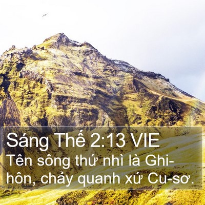 Sáng Thế 2:13 VIE Bible Verse Image