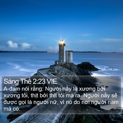 Sáng Thế 2:23 VIE Bible Verse Image