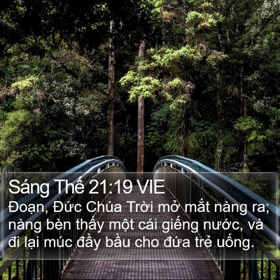 Sáng Thế 21:19 VIE Bible Verse Image