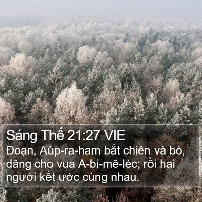 Sáng Thế 21:27 VIE Bible Verse Image