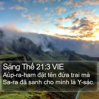 Sáng Thế 21:3 VIE Bible Verse Image