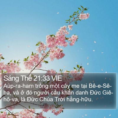 Sáng Thế 21:33 VIE Bible Verse Image