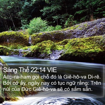 Sáng Thế 22:14 VIE Bible Verse Image