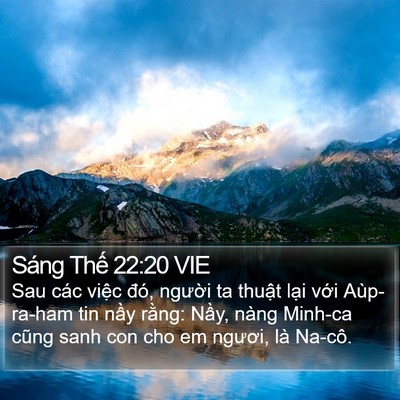 Sáng Thế 22:20 VIE Bible Verse Image