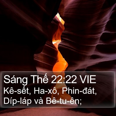 Sáng Thế 22:22 VIE Bible Verse Image