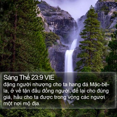Sáng Thế 23:9 VIE Bible Verse Image