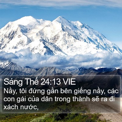 Sáng Thế 24:13 VIE Bible Verse Image