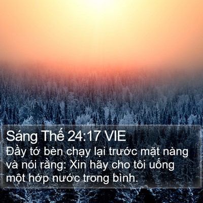 Sáng Thế 24:17 VIE Bible Verse Image