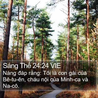 Sáng Thế 24:24 VIE Bible Verse Image
