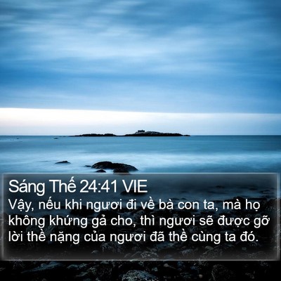 Sáng Thế 24:41 VIE Bible Verse Image
