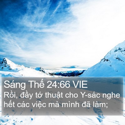 Sáng Thế 24:66 VIE Bible Verse Image