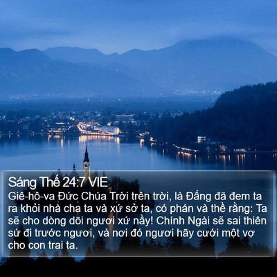 Sáng Thế 24:7 VIE Bible Verse Image