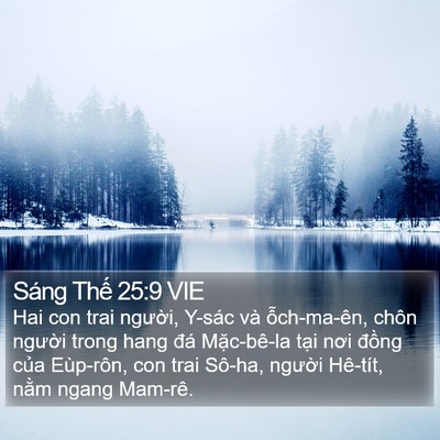Sáng Thế 25:9 VIE Bible Verse Image