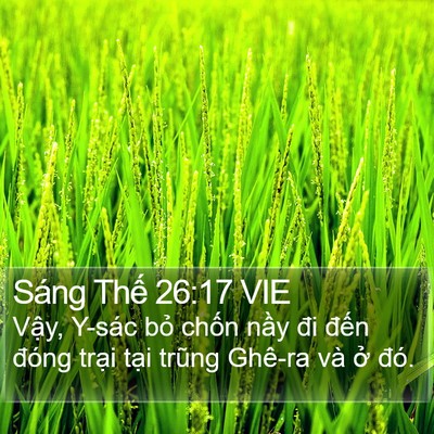 Sáng Thế 26:17 VIE Bible Verse Image