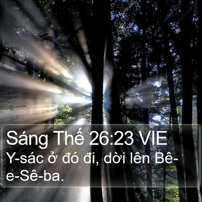 Sáng Thế 26:23 VIE Bible Verse Image