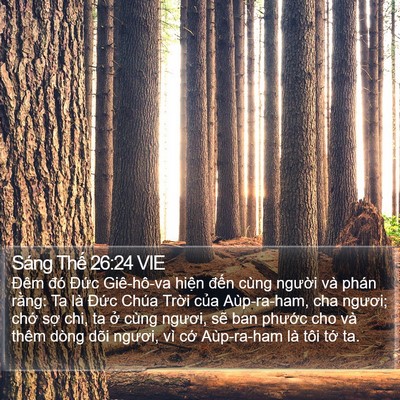 Sáng Thế 26:24 VIE Bible Verse Image