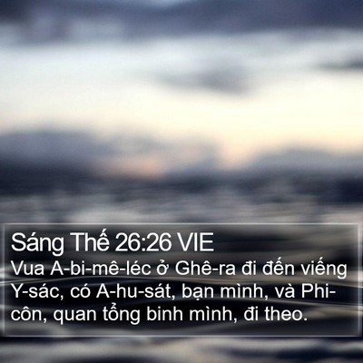 Sáng Thế 26:26 VIE Bible Verse Image