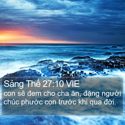 Sáng Thế 27:10 VIE Bible Verse Image