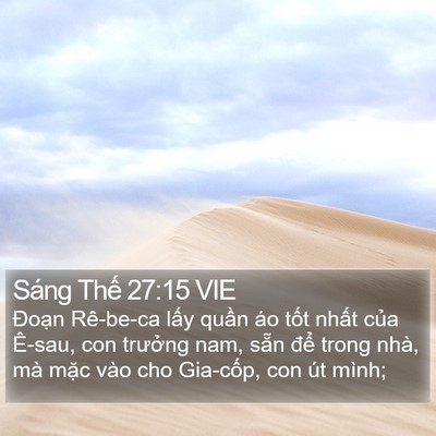 Sáng Thế 27:15 VIE Bible Verse Image