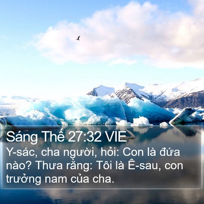 Sáng Thế 27:32 VIE Bible Verse Image