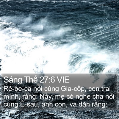 Sáng Thế 27:6 VIE Bible Verse Image