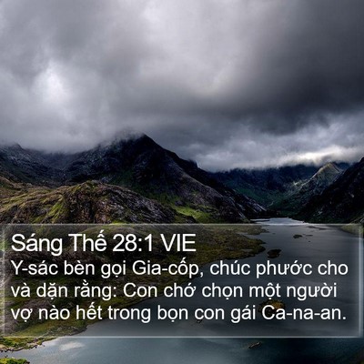 Sáng Thế 28:1 VIE Bible Verse Image