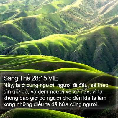 Sáng Thế 28:15 VIE Bible Verse Image