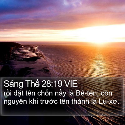 Sáng Thế 28:19 VIE Bible Verse Image
