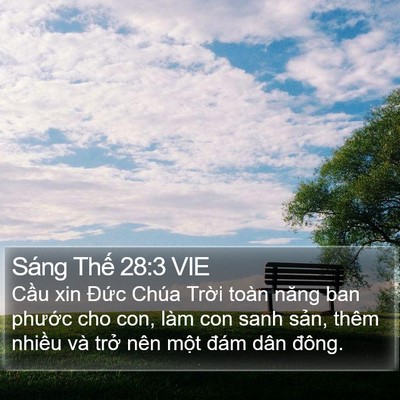 Sáng Thế 28:3 VIE Bible Verse Image
