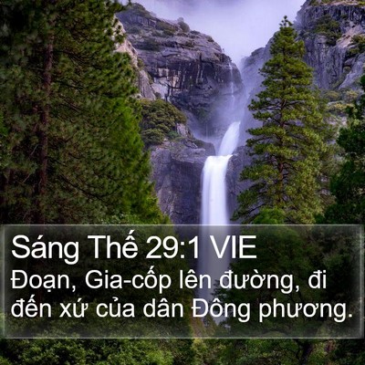 Sáng Thế 29:1 VIE Bible Verse Image