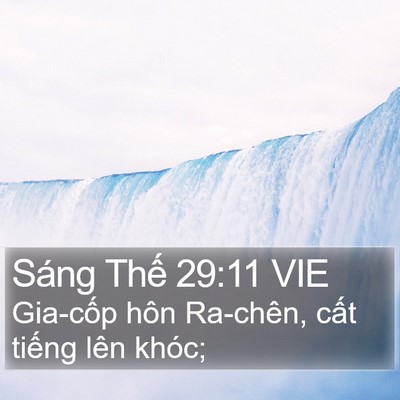 Sáng Thế 29:11 VIE Bible Verse Image