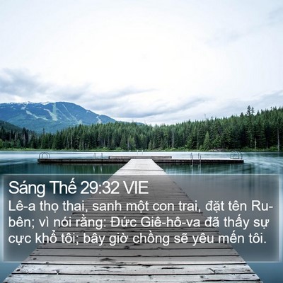 Sáng Thế 29:32 VIE Bible Verse Image