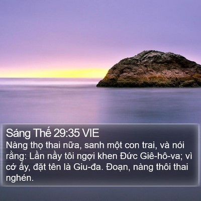 Sáng Thế 29:35 VIE Bible Verse Image