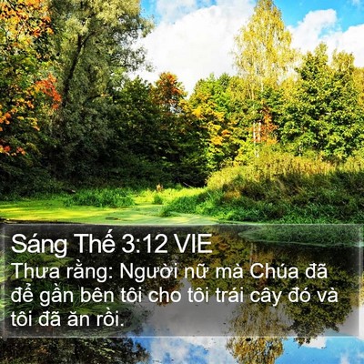 Sáng Thế 3:12 VIE Bible Verse Image