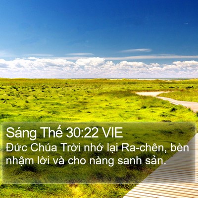 Sáng Thế 30:22 VIE Bible Verse Image