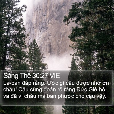 Sáng Thế 30:27 VIE Bible Verse Image