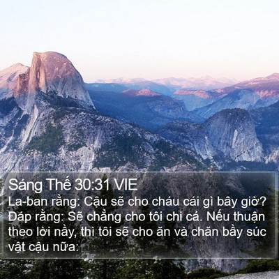 Sáng Thế 30:31 VIE Bible Verse Image