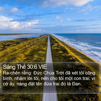 Sáng Thế 30:6 VIE Bible Verse Image