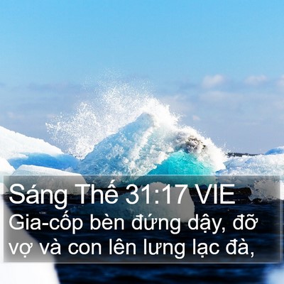 Sáng Thế 31:17 VIE Bible Verse Image