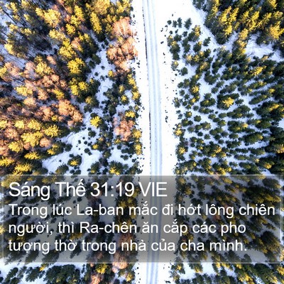 Sáng Thế 31:19 VIE Bible Verse Image