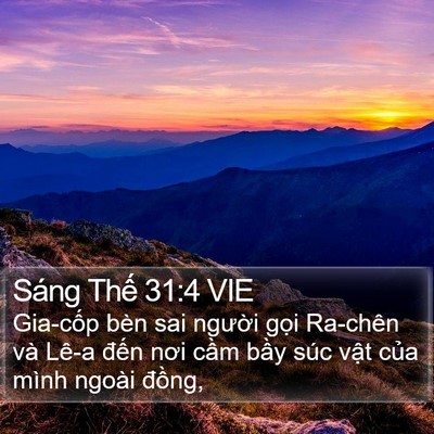 Sáng Thế 31:4 VIE Bible Verse Image
