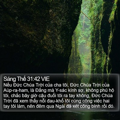 Sáng Thế 31:42 VIE Bible Verse Image