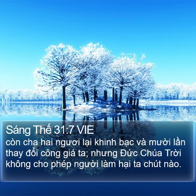 Sáng Thế 31:7 VIE Bible Verse Image