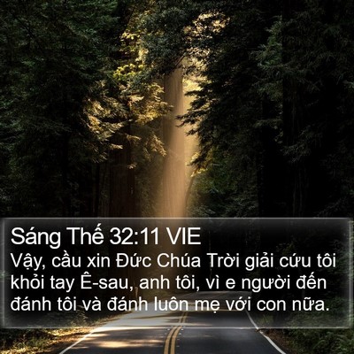 Sáng Thế 32:11 VIE Bible Verse Image