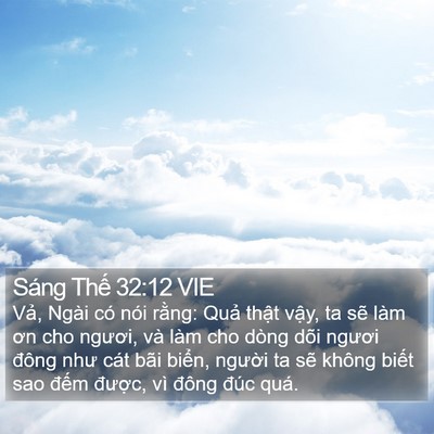 Sáng Thế 32:12 VIE Bible Verse Image