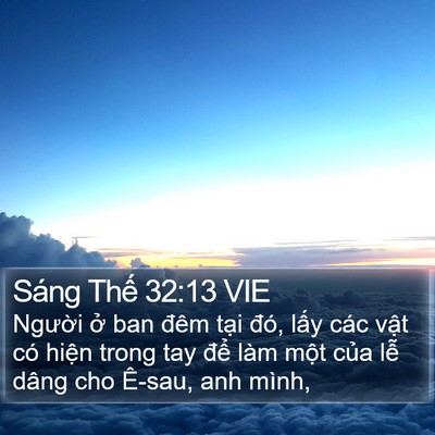Sáng Thế 32:13 VIE Bible Verse Image
