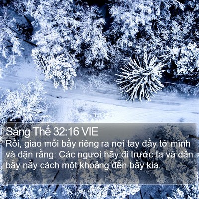Sáng Thế 32:16 VIE Bible Verse Image
