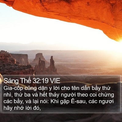 Sáng Thế 32:19 VIE Bible Verse Image