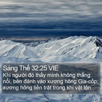 Sáng Thế 32:25 VIE Bible Verse Image